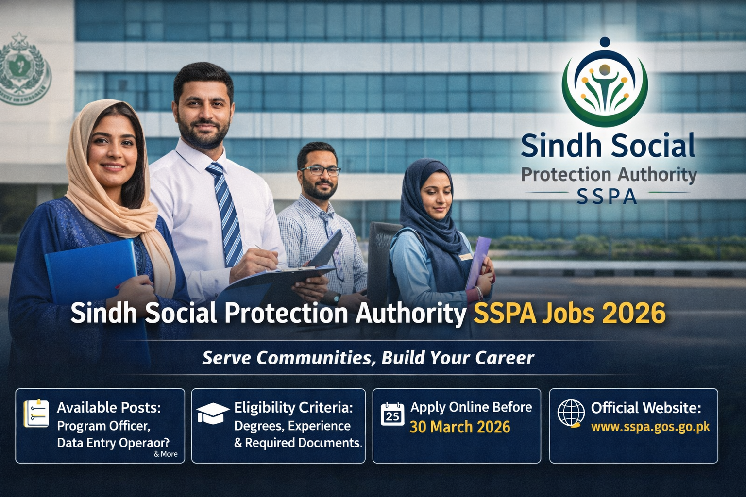 Sindh Social Protection Authority SSPA Jobs 2026 Latest Government Career Opportunities